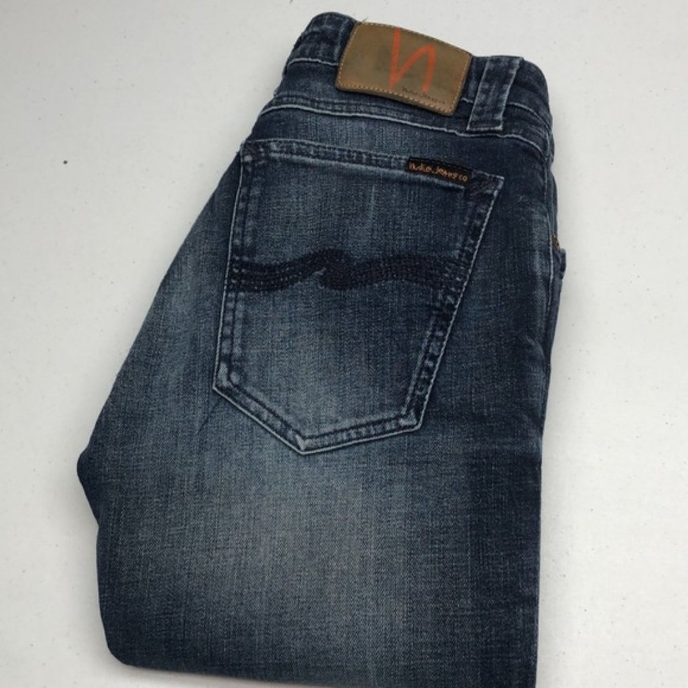 MADE IN ITALY 🇮🇹 PREMIUM NUDIE JEANS SKINNY LIN 25x32 🇮🇹